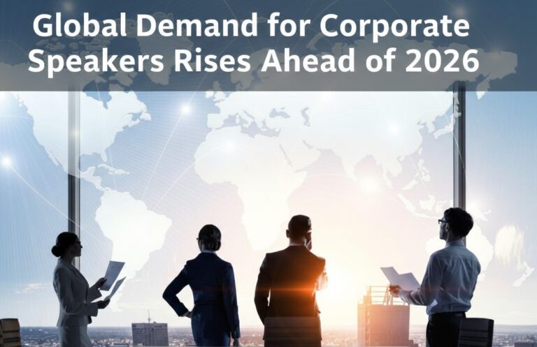Global Demand for Corporate Speakers Rises Ahead of 2026