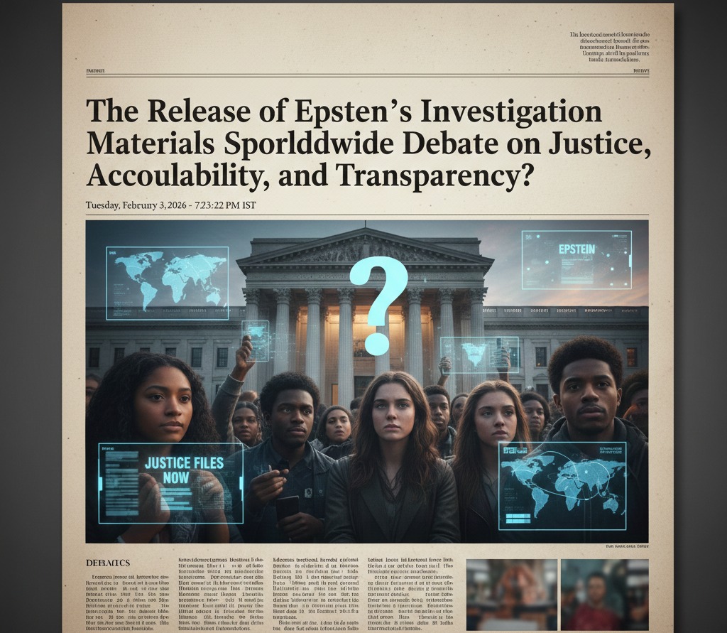 Epstein Files Release Sparks Global Debate Over Transparency, Accountability, and Justice